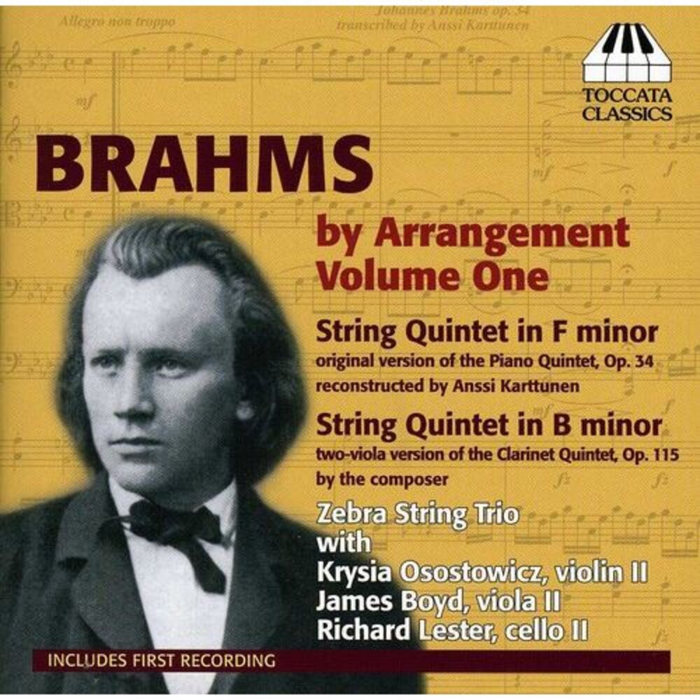 Zebra String Trio - Brahms By Arrangement 1 / String Quintets  CD